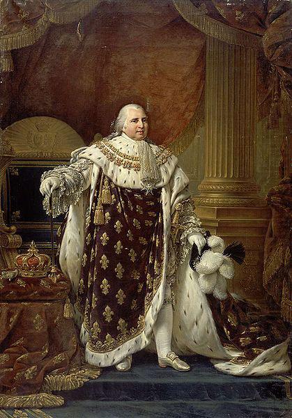 Baron Antoine-Jean Gros Portrait of Louis XVIII in his coronation robes china oil painting image